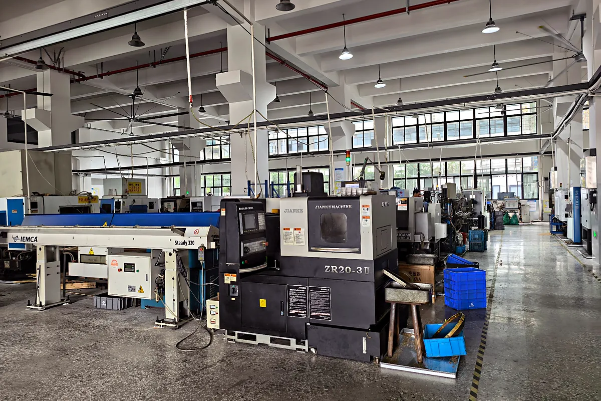 CNC lathe line at East Pneumatic